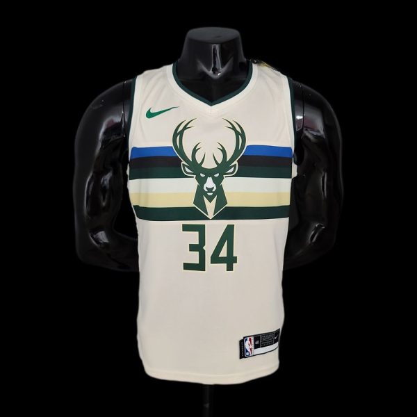 Maillot milwaukee bucks 34 antetokounmpo nba basket