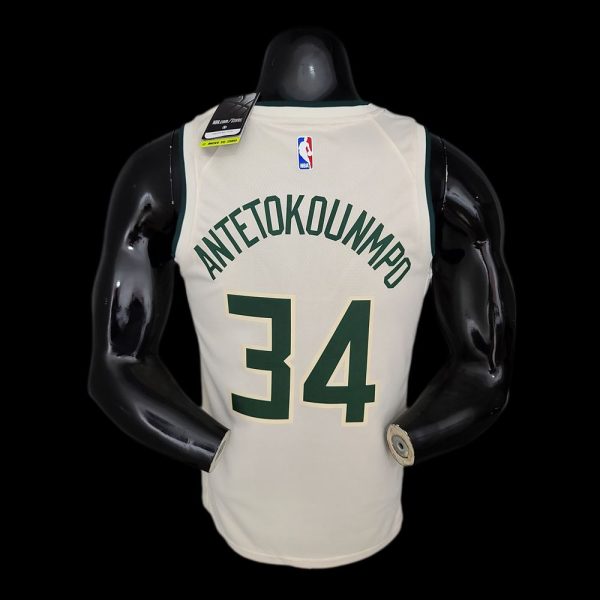 Maillot milwaukee bucks 34 antetokounmpo nba basket