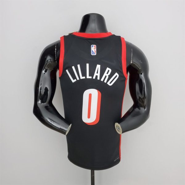 Maillot portland trail blazers 0 lillard nba basket