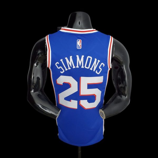 Maillot philadelphia 76ers 25 simmons nba basket