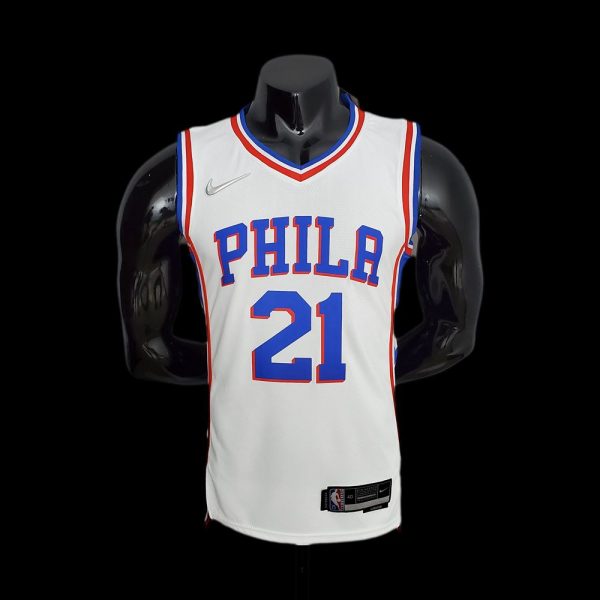 Maillot philadelphia 76ers 21 embiid nba basket