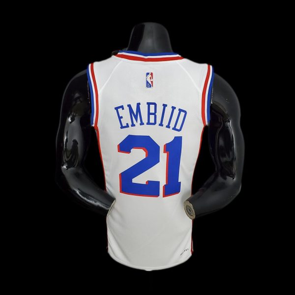 Maillot philadelphia 76ers 21 embiid nba basket