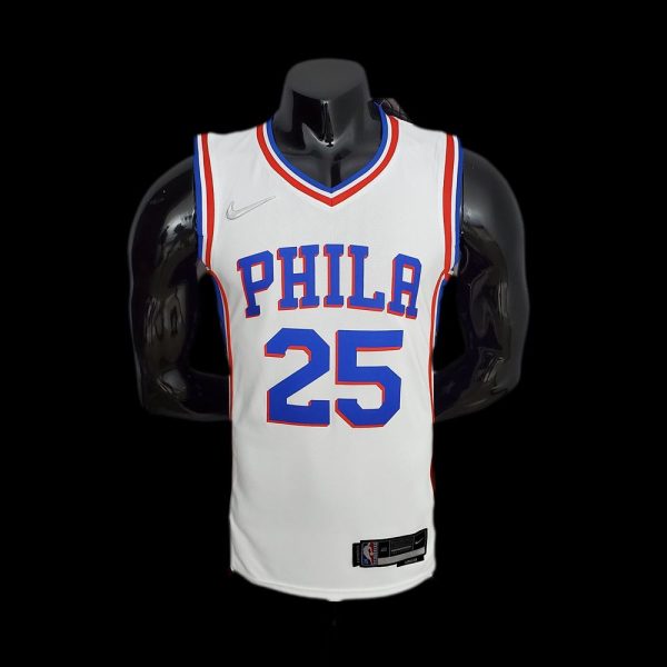 Maillot philadelphia 76ers 25 simmons nba basket