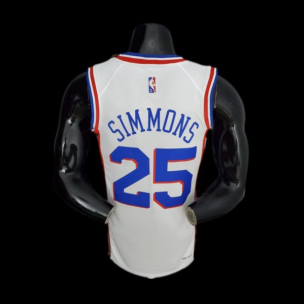 Maillot philadelphia 76ers 25 simmons nba basket