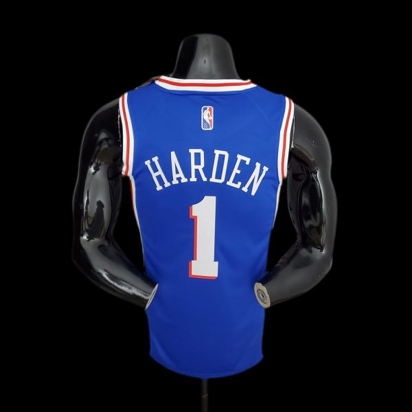 Maillot philadelphia 76ers 1 harden nba basket