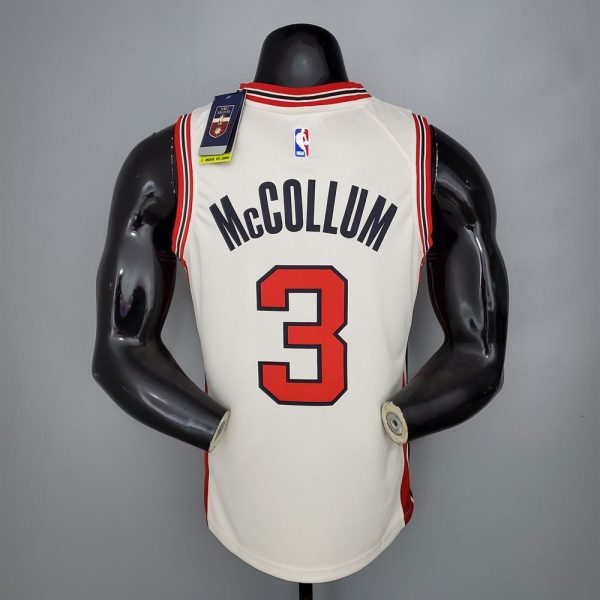 Maillot portland trail 3 mccollum nba basket