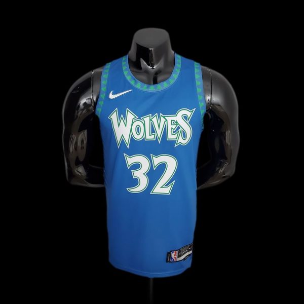 Maillot minnesota timberwolves 32 towns nba basket