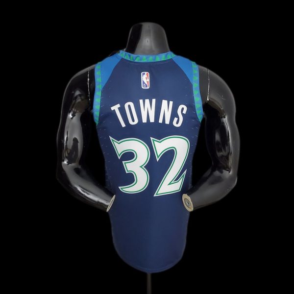 Maillot minnesota timberwolves 32 towns nba basket