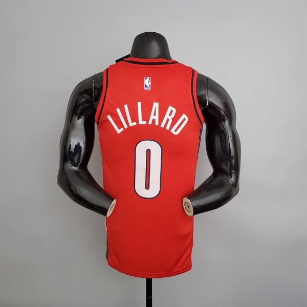 Maillot portland trail blazers 0 lillard nba basket