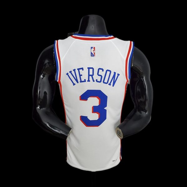 Maillot philadelphia 76ers 3 iverson nba basket