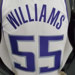 Maillot Sacramento Kings 55 Williams NBA Basket