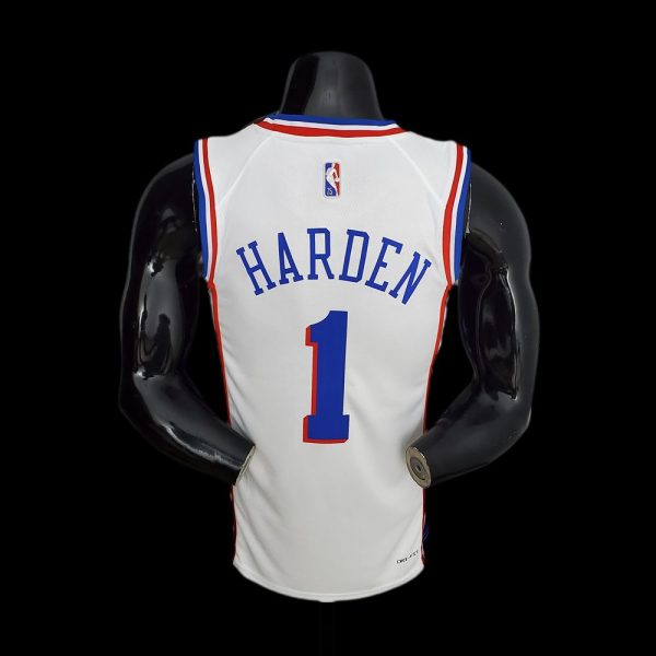 Maillot philadelphia 76ers 1 harden nba basket