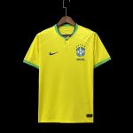 Brésil Maillot Domicile 2022/23 Coupe du Monde