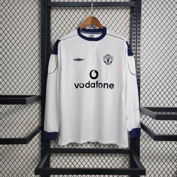 Maillot manchester united retro 1999 2000 manches longues