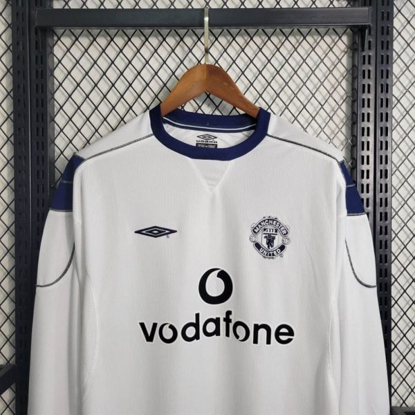 Maillot manchester united retro 1999 2000 manches longues