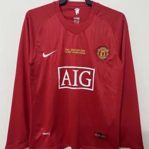 Manchester United Retro 2007 2008 Manche Longue