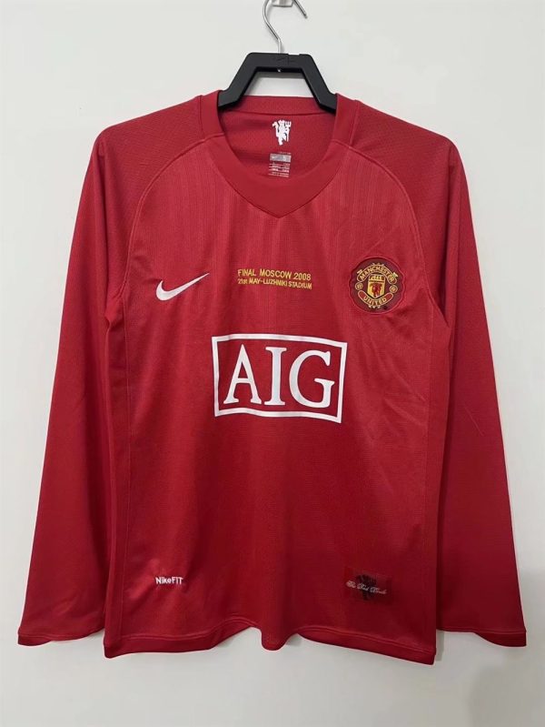 Manchester united retro 2007 2008 manche longue