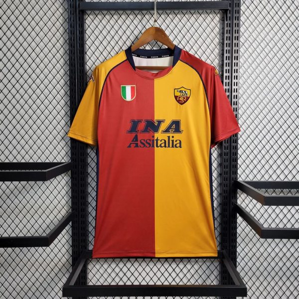 As roma maillot retro 2001 2002