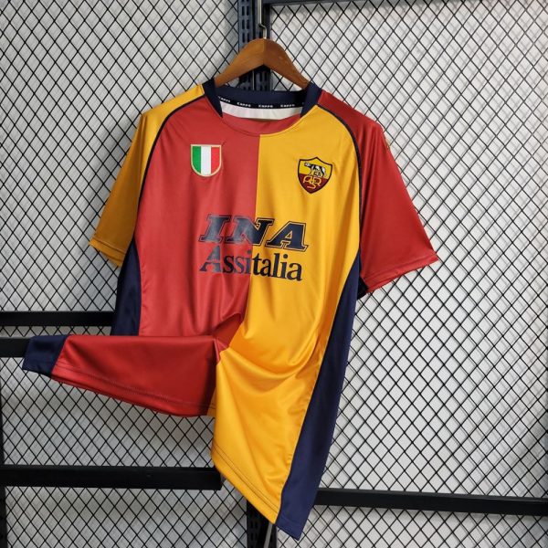 As roma maillot retro 2001 2002