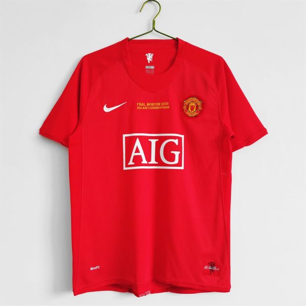 Maillot manchester united retro 2007 2008