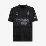 AC Milan x Pleasures maillot foot noir 2024 2025 Fourth