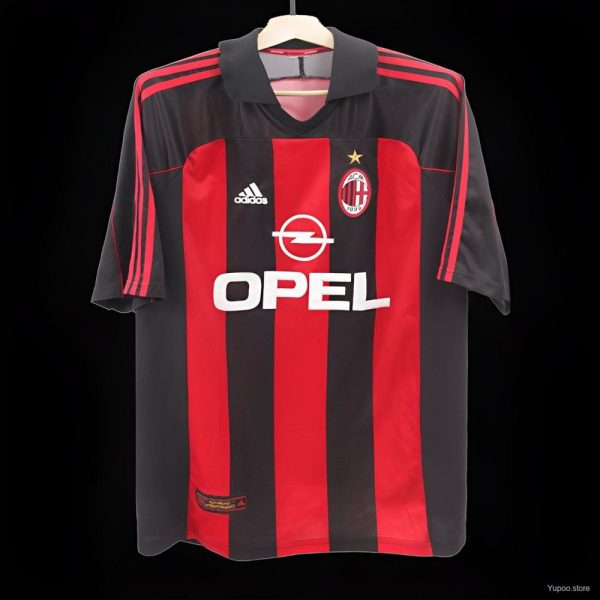 Ac milan maillot retro 2000 20001