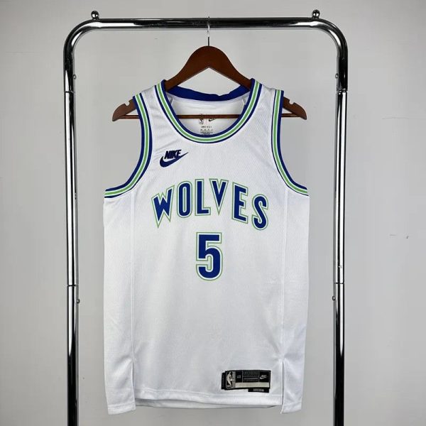 Maillot minnesota timberwolves edwards 5 nba basket 2023 2024