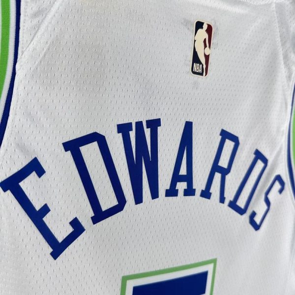 Maillot minnesota timberwolves edwards 5 nba basket 2023 2024