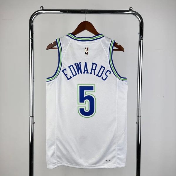 Maillot minnesota timberwolves edwards 5 nba basket 2023 2024