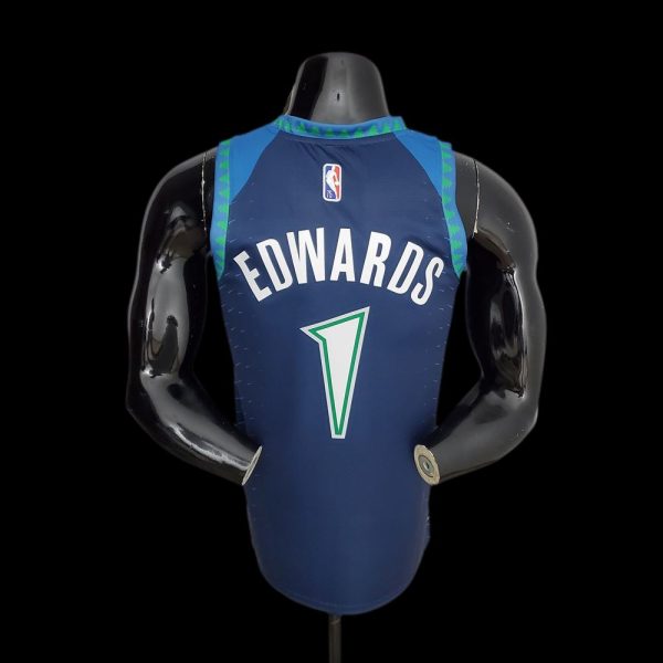 Maillot minnesota timberwolves 1 edwards nba basket