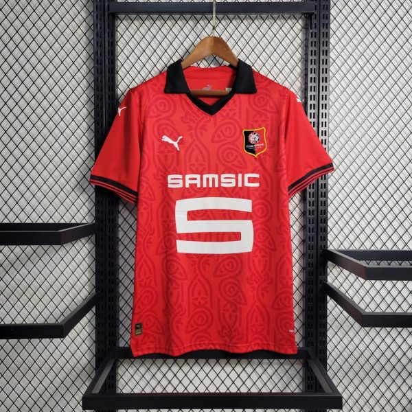 Rennes maillot domicile 2023 2024 stades rennais