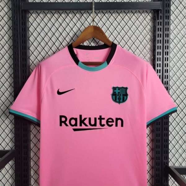 Fc barcelone maillot retro 2020 2021 rose