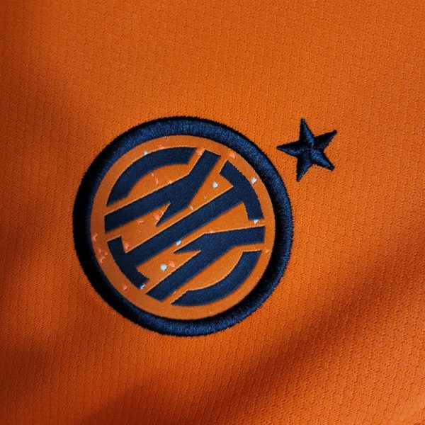 Inter milan maillot foot third orange 2023 2024