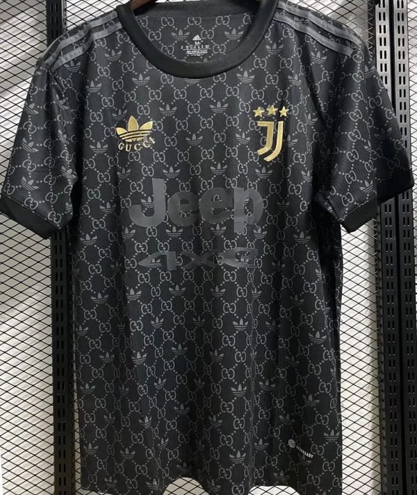 Juventus maillot concept gucci noir 2023 2024