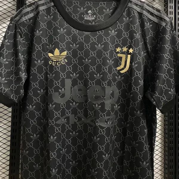 Juventus maillot concept gucci noir 2023 2024