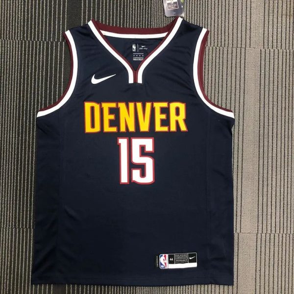 Maillot denver nuggets 15 jokic nba basket