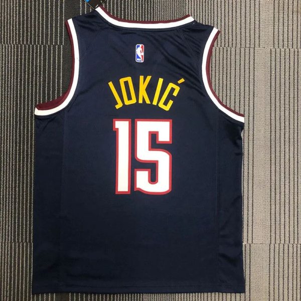 Maillot denver nuggets 15 jokic nba basket