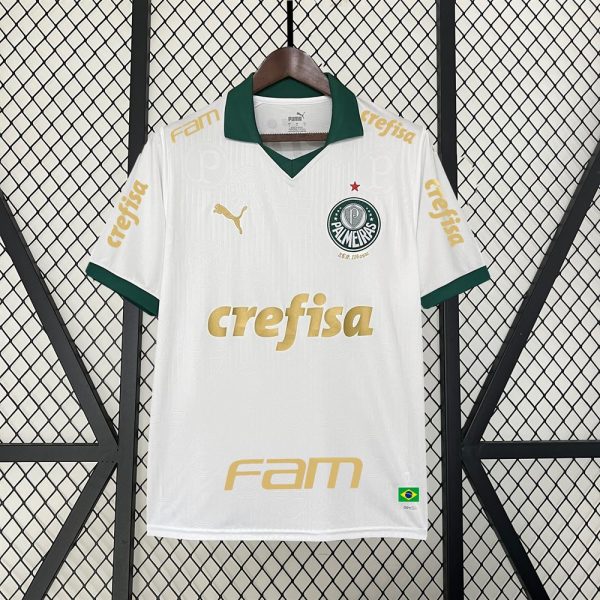 Palmeiras maillot extérieur 2024 2025 avec sponsor