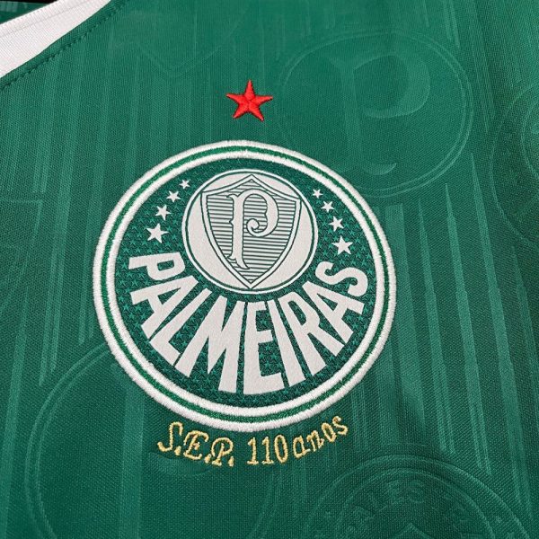 Palmeiras maillot domicile 2024 2025 sans sponsor