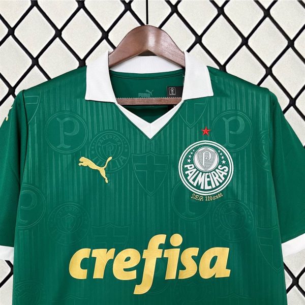 Palmeiras maillot domicile 2024 2025 sans sponsor