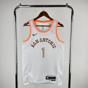 Maillot San Antonio Spurs 1 WEMBANYAMA NBA Basket