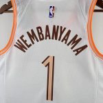 Maillot San Antonio Spurs 1 WEMBANYAMA NBA Basket