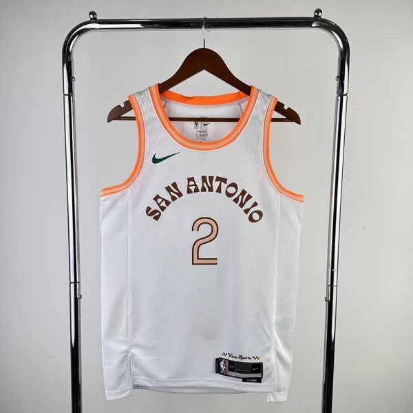 Maillot san antonio spurs 2 leonard nba basket