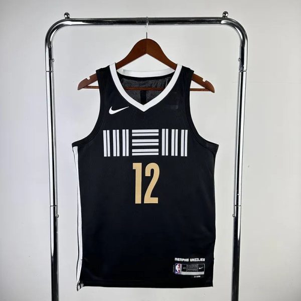 Maillot memphis grizzlies morant 12 nba basket 2023 2024