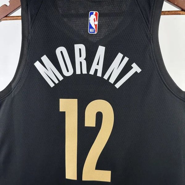 Maillot memphis grizzlies morant 12 nba basket 2023 2024