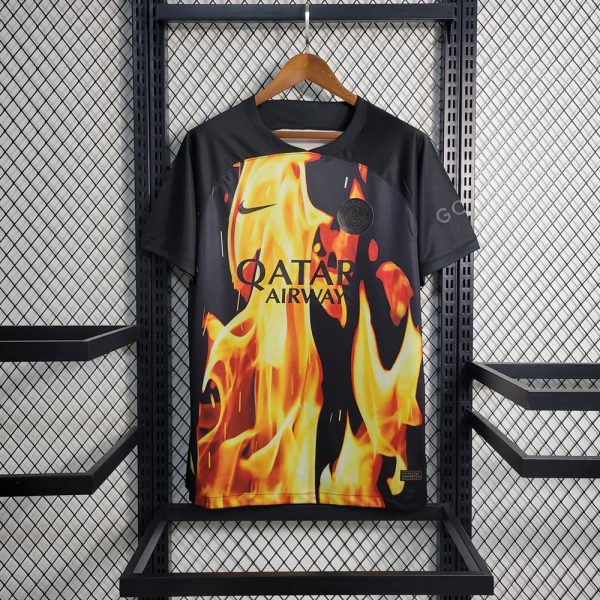 Paris maillot concept 2023 2024 feu flammes