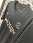 Paris Maillot foot  Balmain Noir 2024 2025