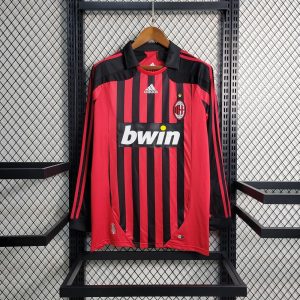 AC Milan Retro 2007 2008 Manche Longue