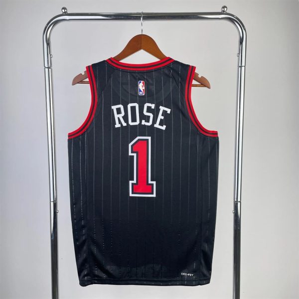 Maillot chicago bulls 1 rose nba basket