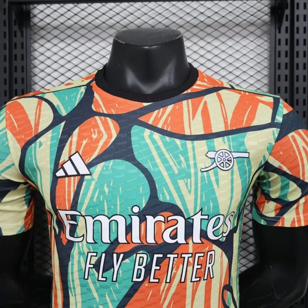 Arsenal maillot 2024 2025 pre-match